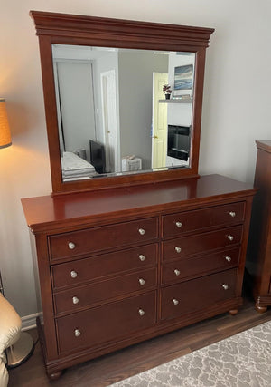 Mirrored Vanity Dresser Lot #1