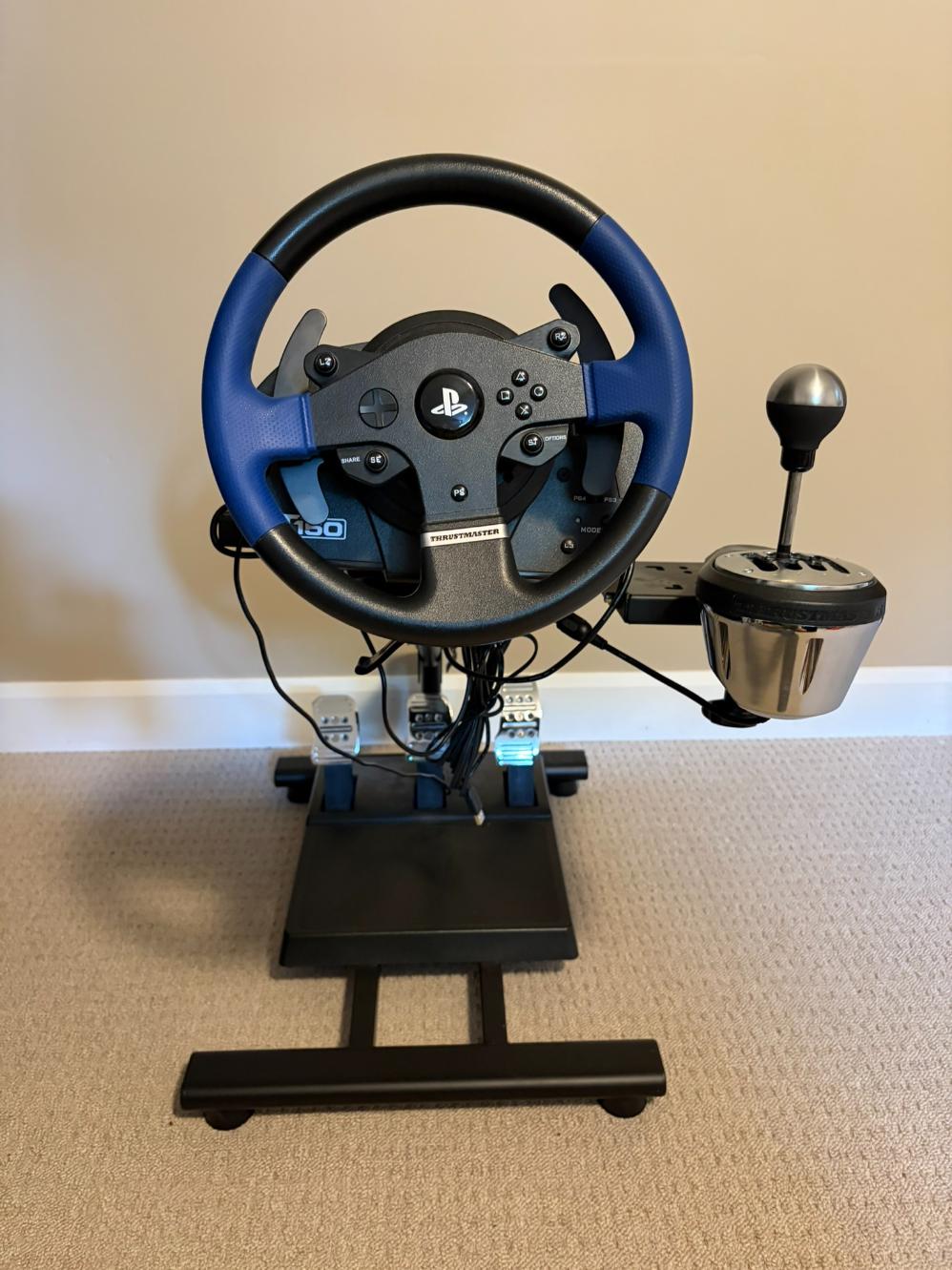 PlayStation Thrustmaster Racing Wheel, Shifter &amp; Pedals with Mount