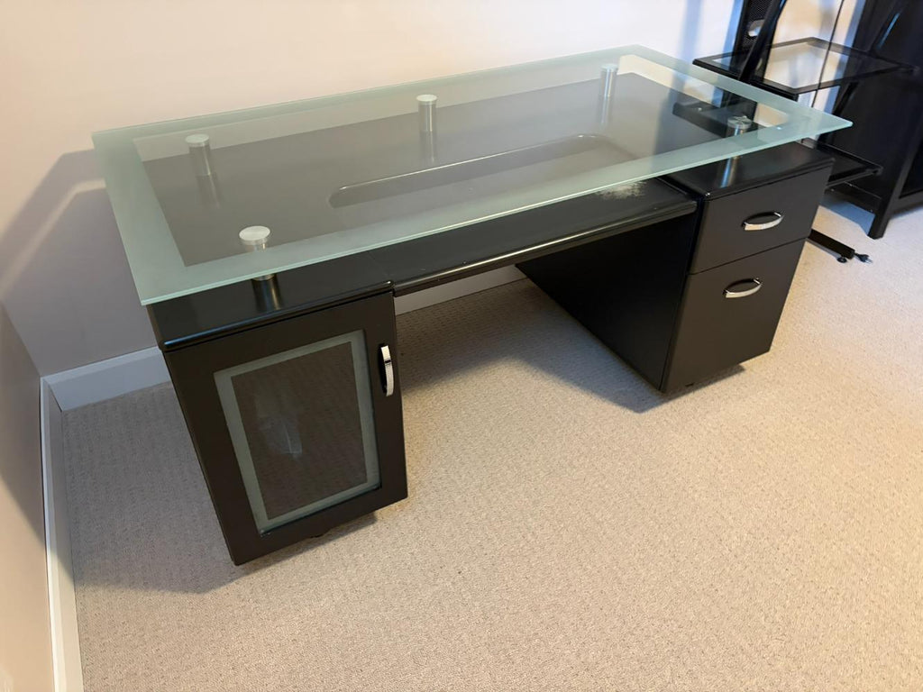 Glass Top Desk
