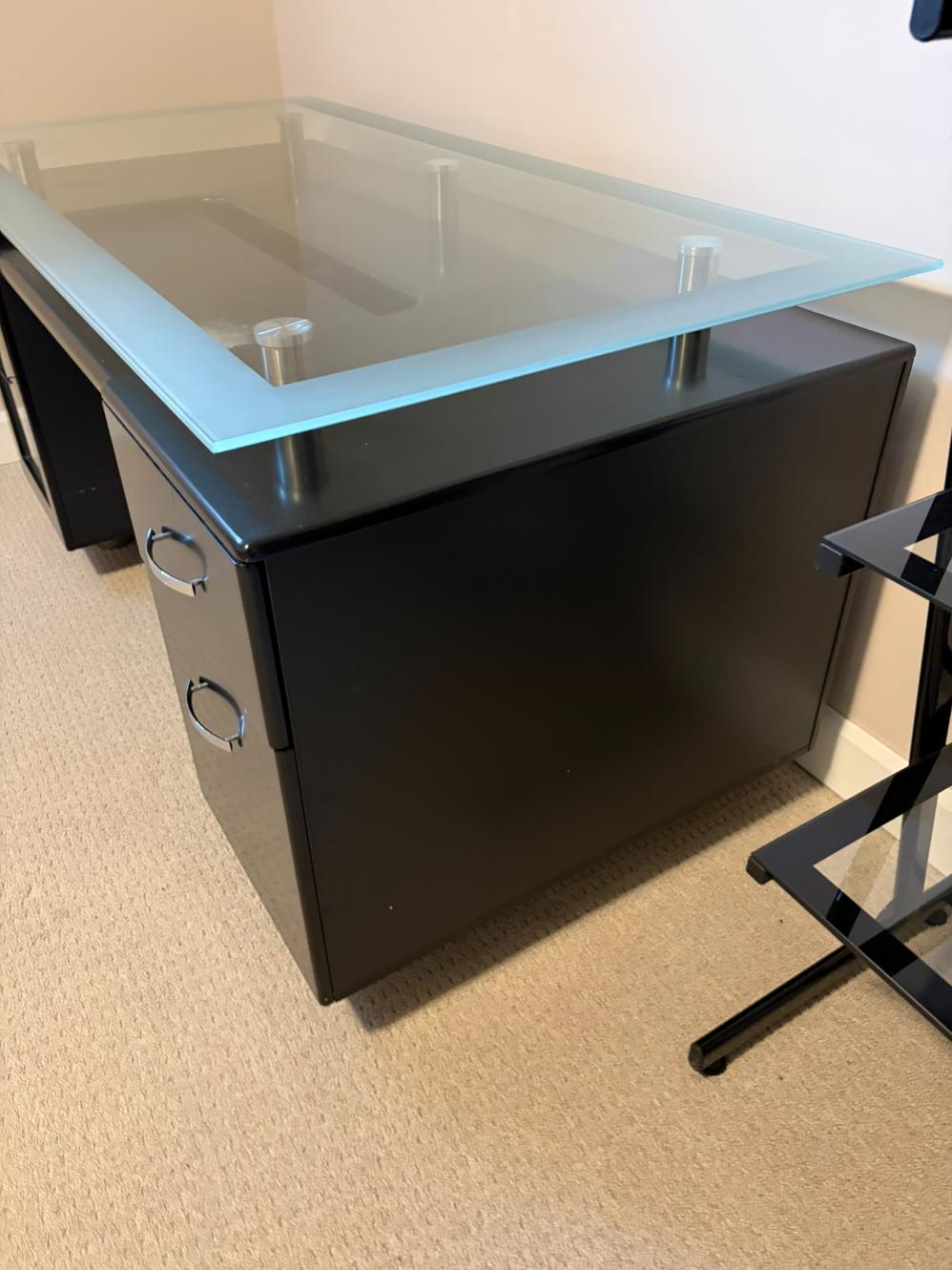 Glass Top Desk