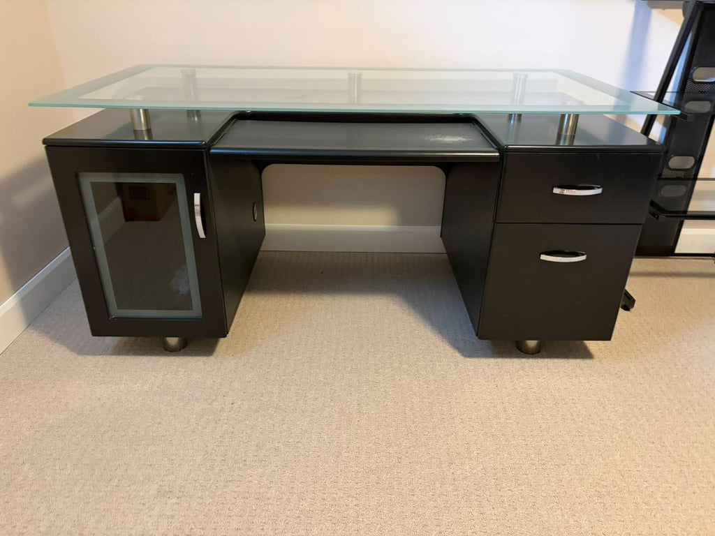 Glass Top Desk