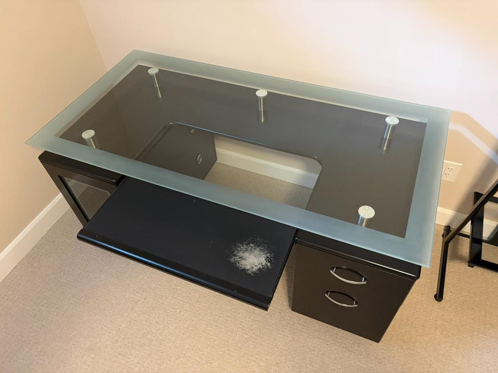 Glass Top Desk
