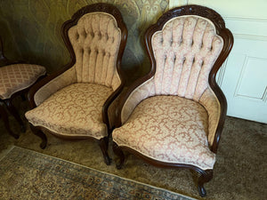 Pair Accent Club Chairs