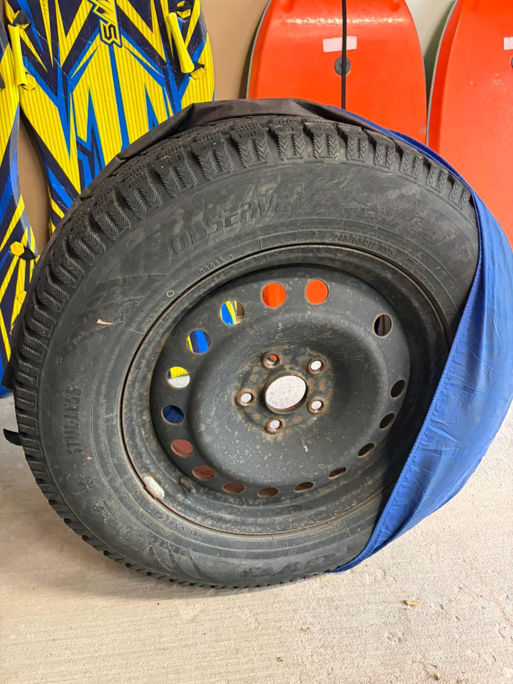 Set of 4 Winter Tires on Rims