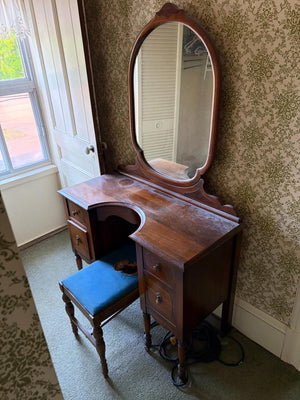Mirrored Vanity Desk Lot #3