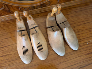Pair Vintage Shoe Forms