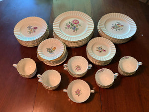 Worcester Indian Sprays English Bone China Set