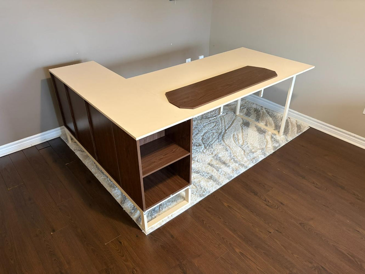 Bed Bath & Beyond Executive L-Shaped Desk