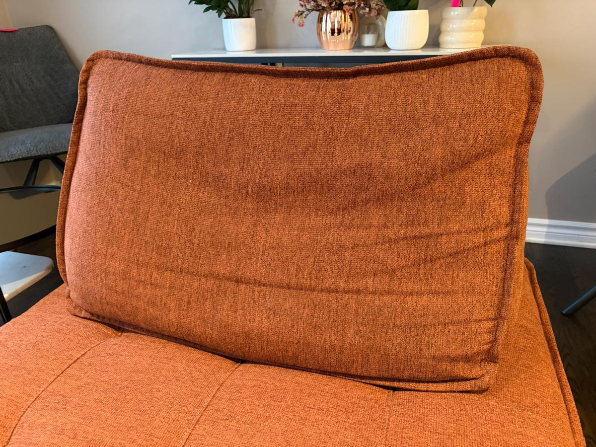 Structube LEON Rust Modular Accent Chair Lot #1