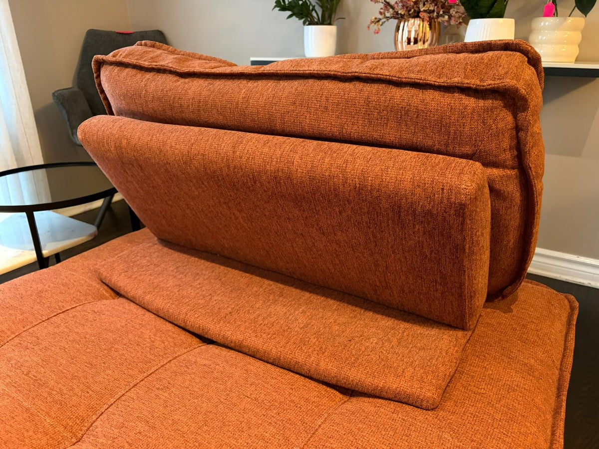 Structube LEON Rust Modular Accent Chair Lot #1