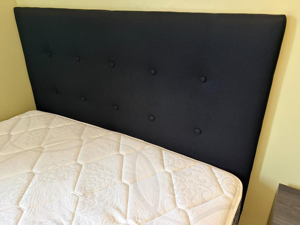 Sleep Country Queen Size SOHO Airscape Platform Bed with CORALIE Legless Headboard & Kingsdown Studio Mattress