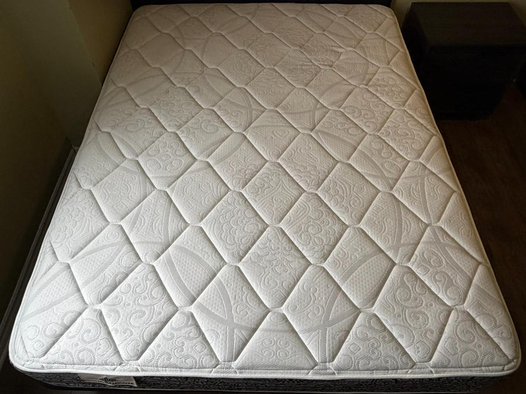 Sleep Country Queen Size SOHO Airscape Platform Bed with CORALIE Legless Headboard & Kingsdown Studio Mattress