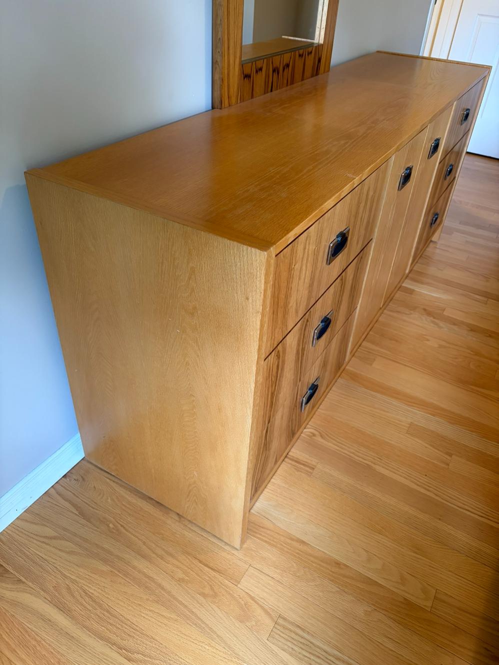 Mirrored Vanity Dresser Lot #1 (Mid-Century Modern)