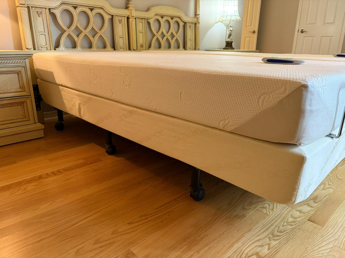 Tempurpedic Twin Size Adjustable Bed Lot #1