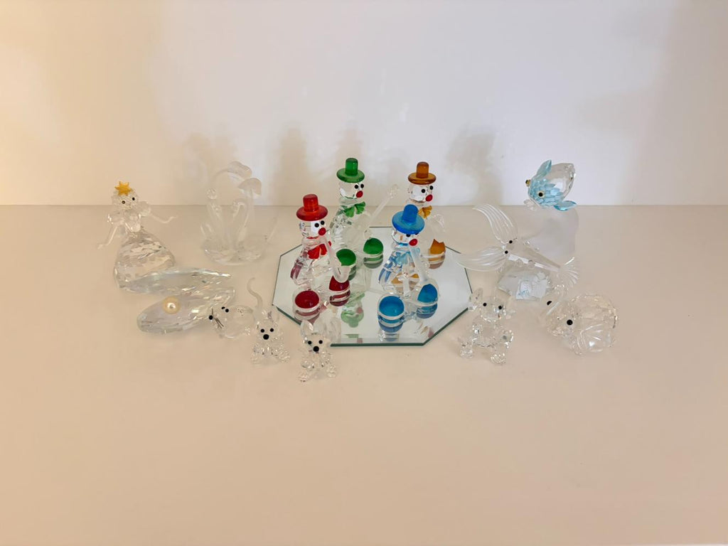 Crystal Figurine Lot