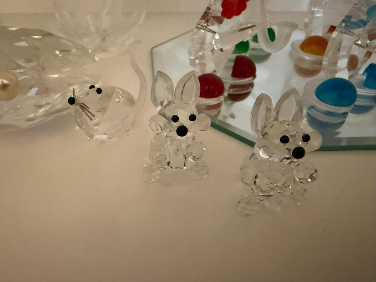 Crystal Figurine Lot