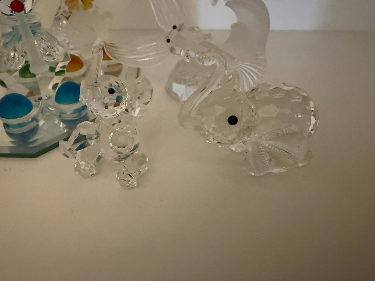 Crystal Figurine Lot