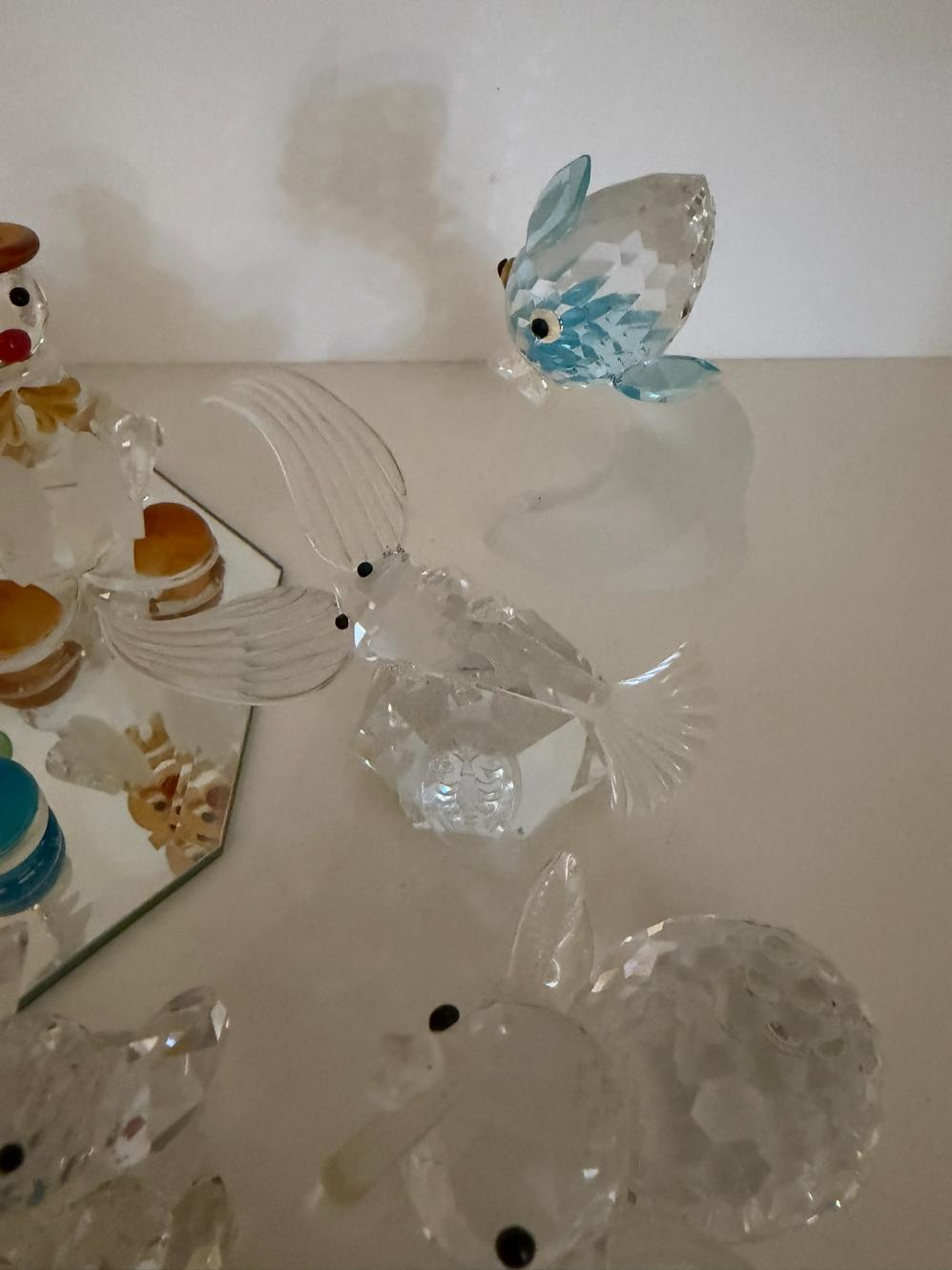 Crystal Figurine Lot