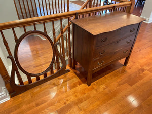 Antique Mirrored Vanity Dresser