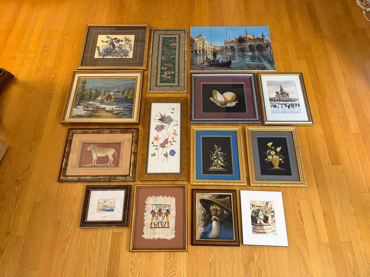 Misc. Framed Wall Art Lot #1