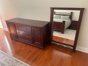Mirrored Vanity Dresser Lot #1