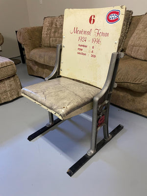 Authentic Montreal Canadiens Forum Stadium Seat