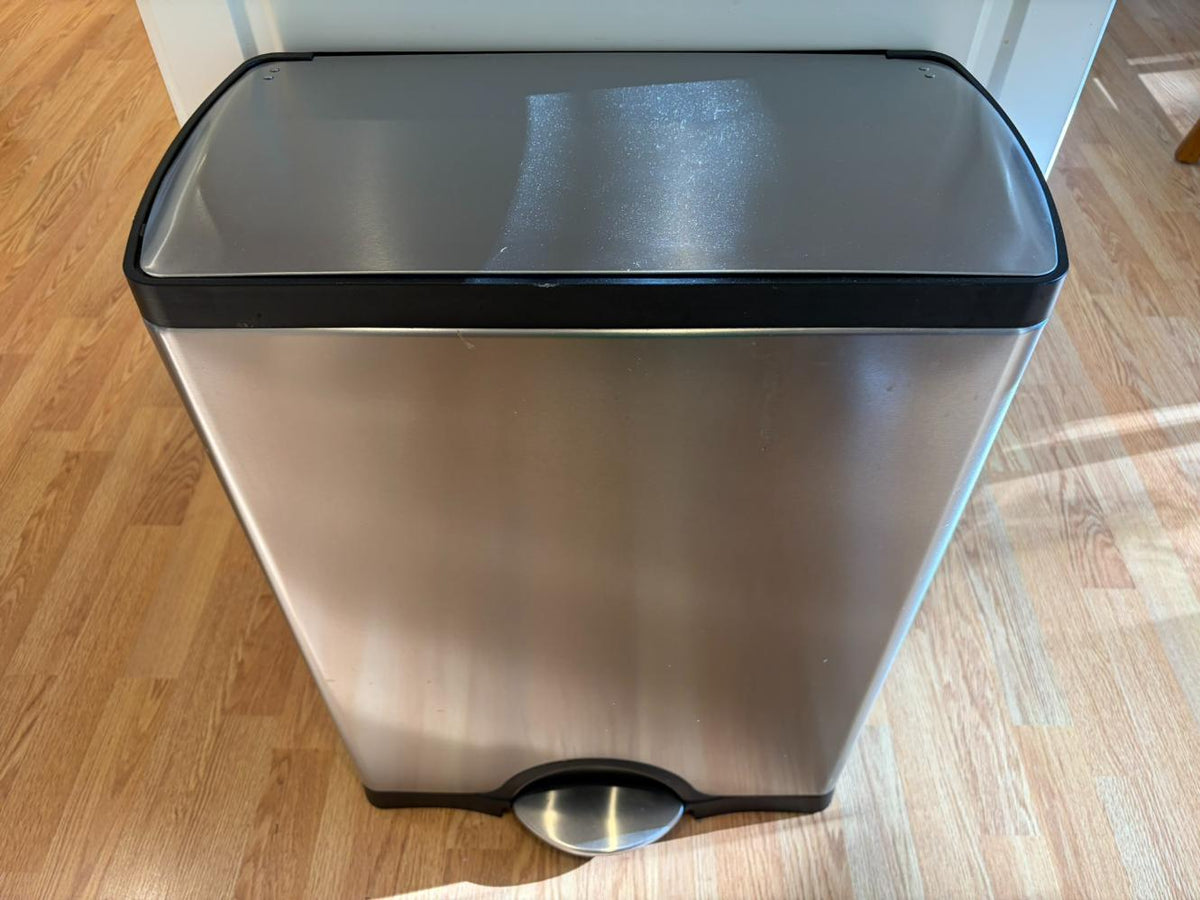 SimpleHuman Dual Recycling and Trash Can