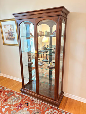Gibbard Solid Cherry 1 Piece Display Cabinet