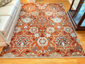 Capel Villandry 100% Wool Indian Area Rug (7ft x 9ft)