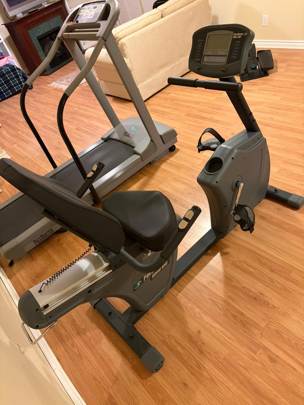 PaceMaster Recumbent Bike Silver XRC