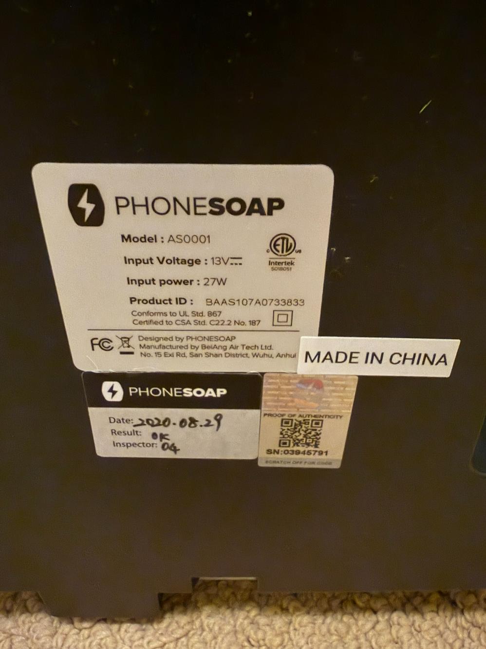 AirSoap Air Purifier AS0001