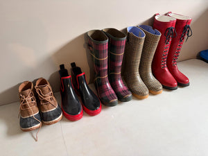 Womens Rubber Boots Lot