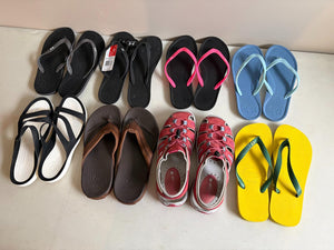 Womens Flip Flops Lot