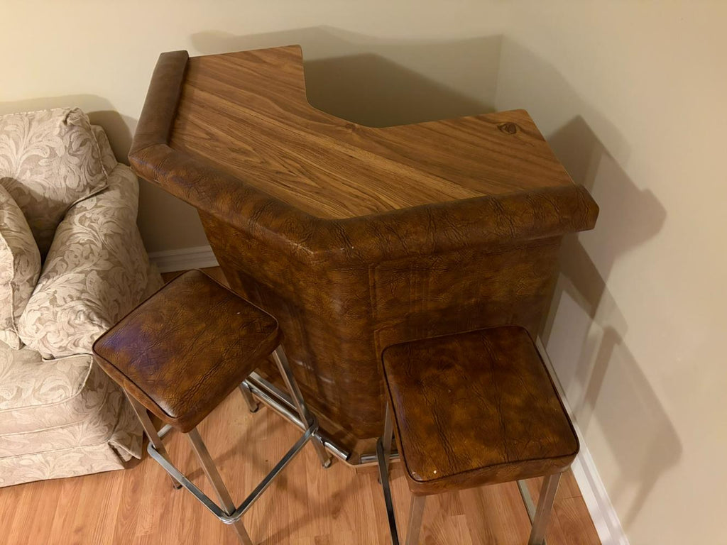Bar with Pair Stools