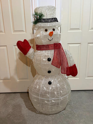 4 Foot Snowman Decoration