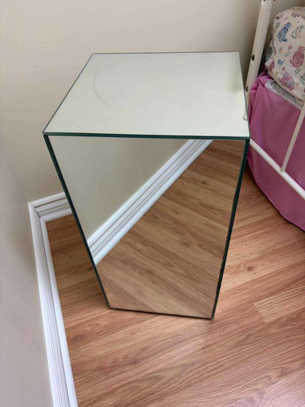 Mirrored Plant Stand
