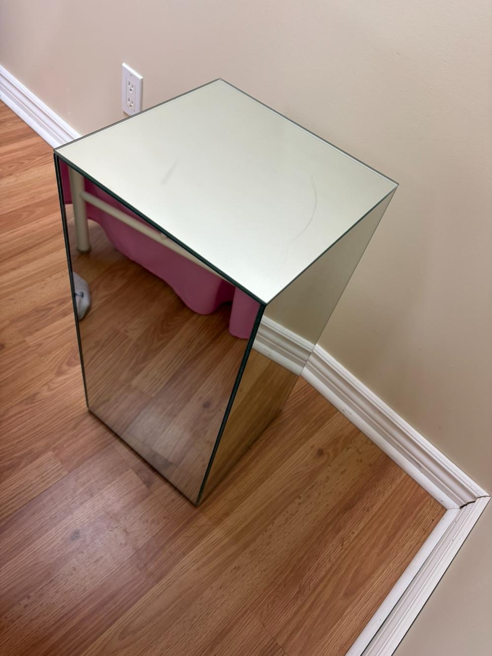 Mirrored Plant Stand