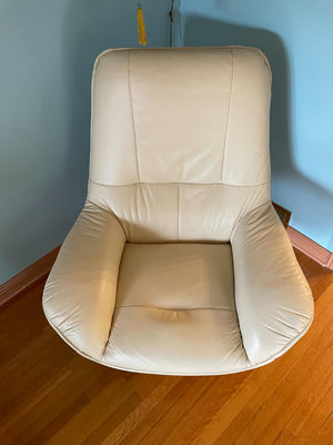 Leather Rocking Armchair