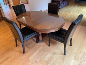 Glass Top Dining Set