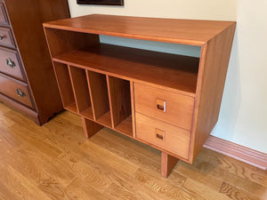 Mid-Century Modern Record Credenza