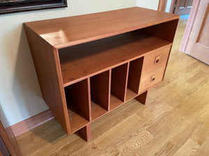 Mid-Century Modern Record Credenza