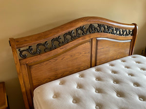 King Size Sleigh Bed Lot
