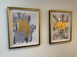 Pair Framed Wall Art