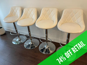 Set of 4 Wayfair Nials Swivel Barstools