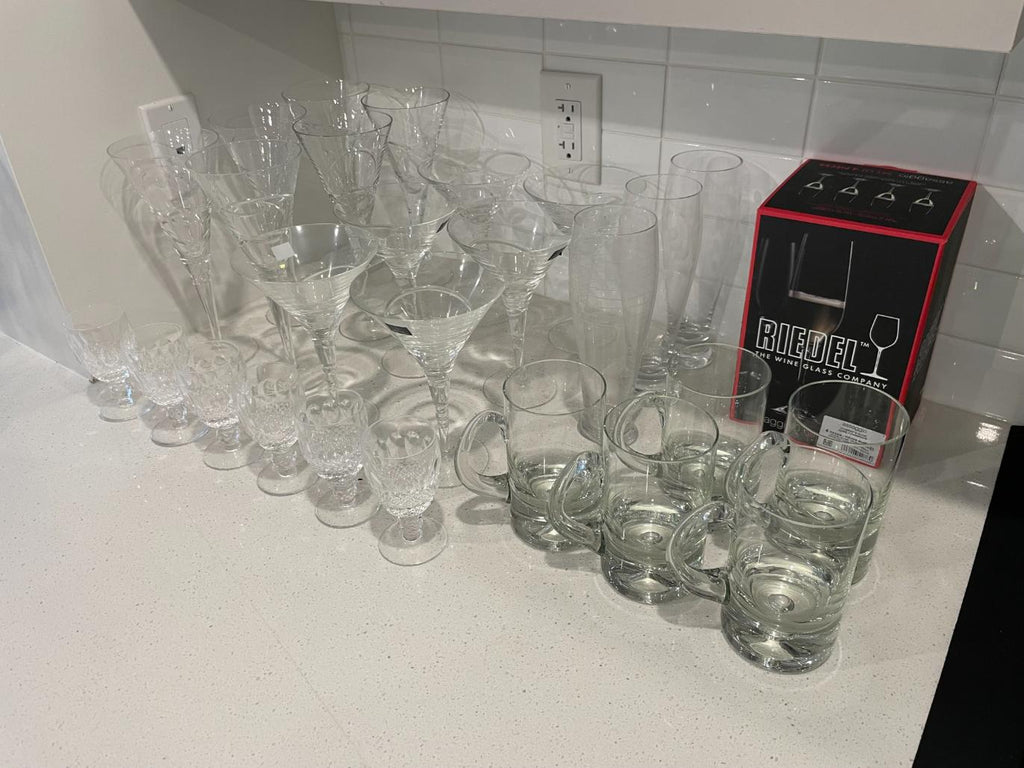 Crystal & Glassware Lot (Royal Doulton)