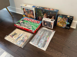 Puzzles, Games & Crafting Lot