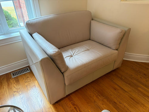 Authentic Leather Loveseat