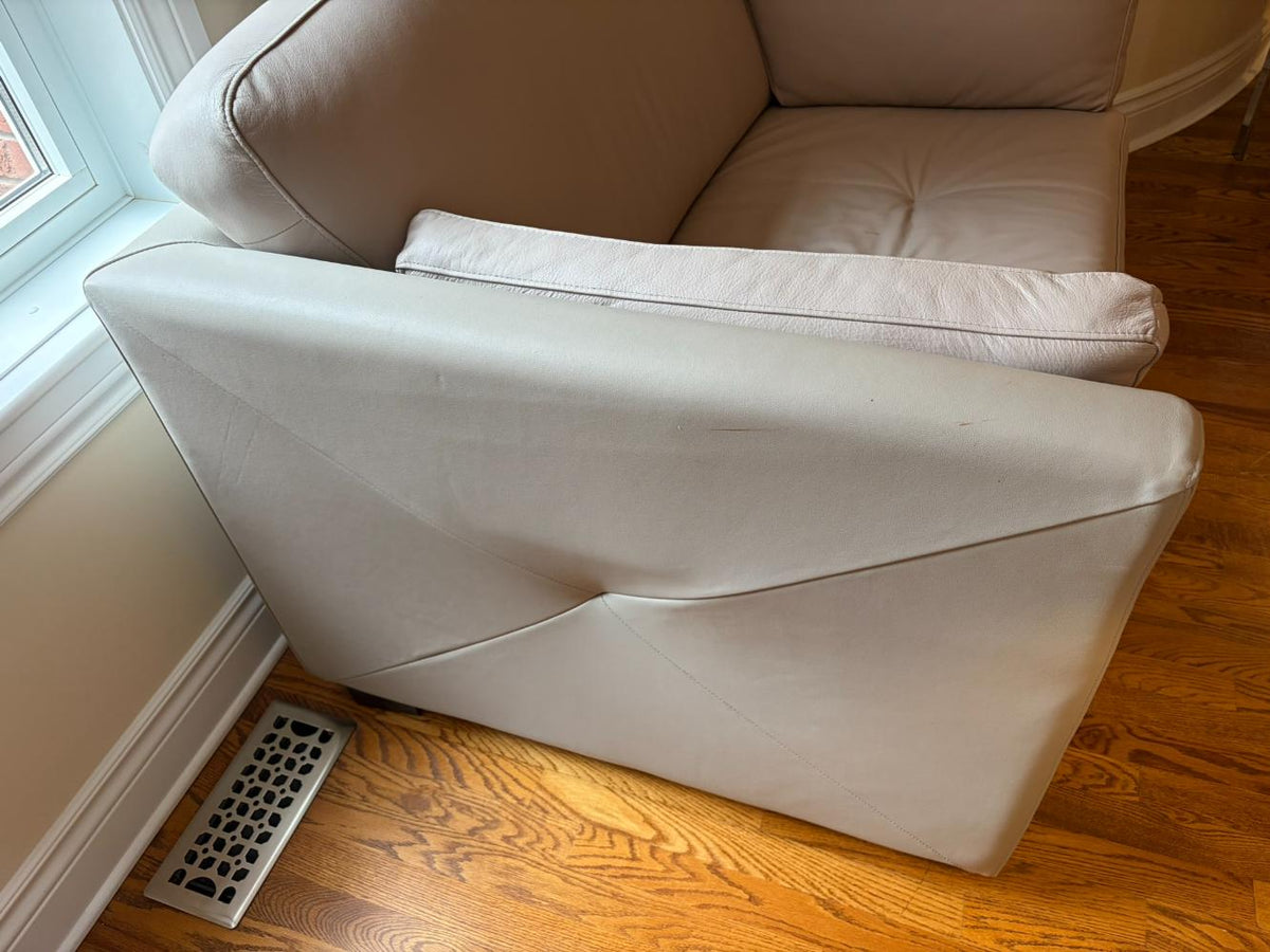 Authentic Leather Loveseat