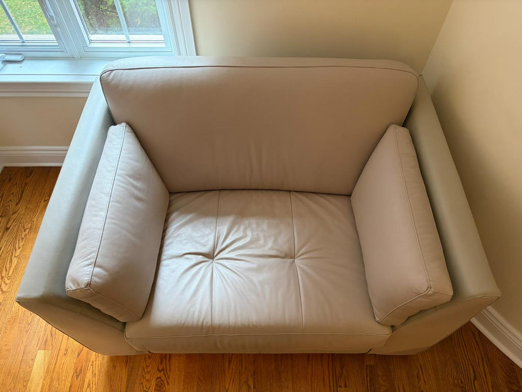 Authentic Leather Loveseat