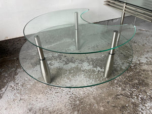 Tiered Plate Glass Coffee Table